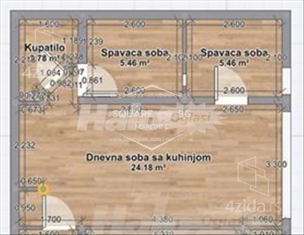 Trosoban stan | 4zida
