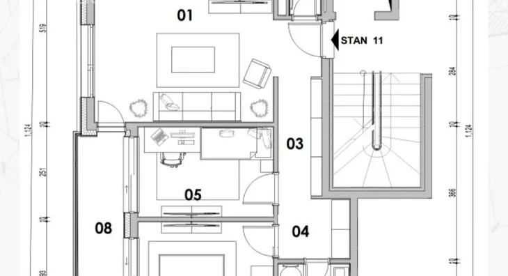 Trosoban stan | 4zida
