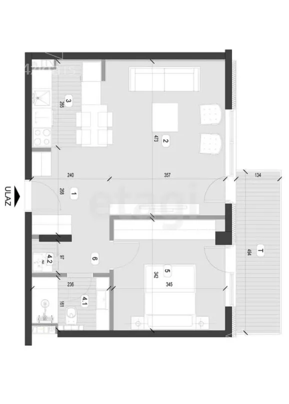 Dvosoban stan | 4zida