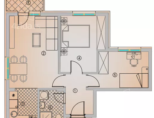 Dvoiposoban stan | 4zida