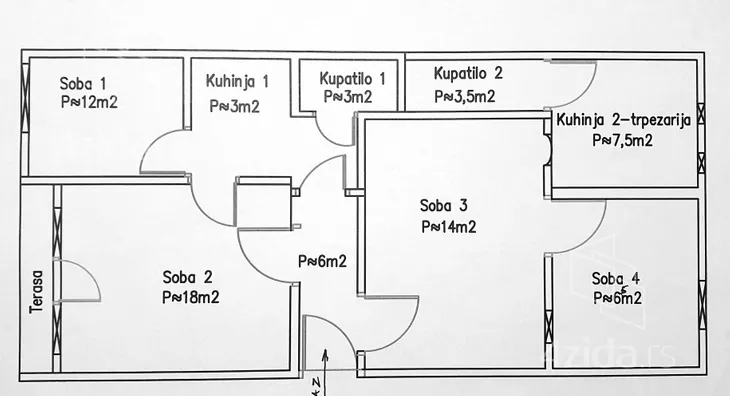 Četvorosoban stan | 4zida