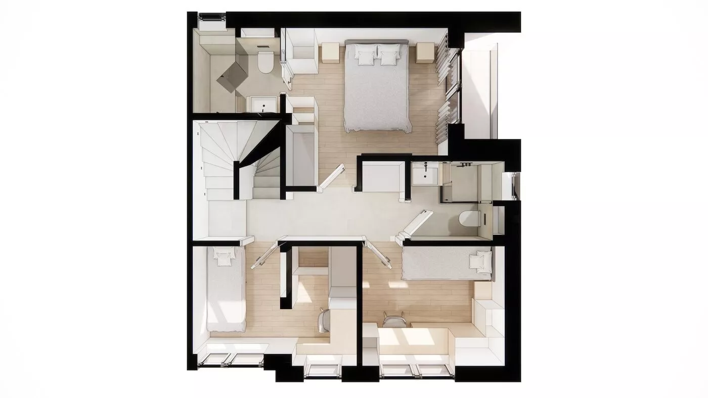 Četvoroiposoban stan | 4zida