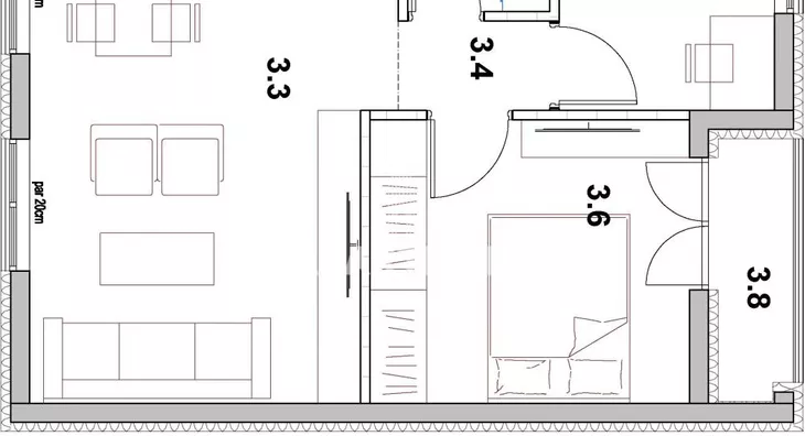 Trosoban stan | 4zida