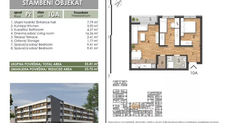 Trosoban stan | 4zida