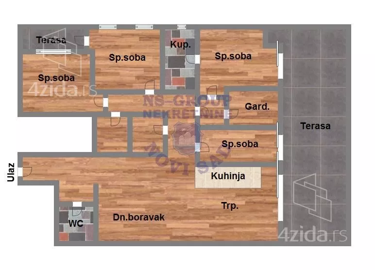Dvoiposoban stan | 4zida