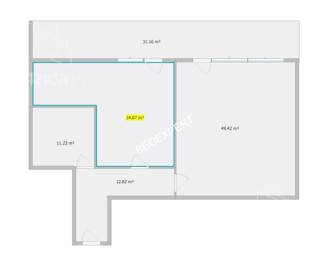 Jednosoban stan | 4zida