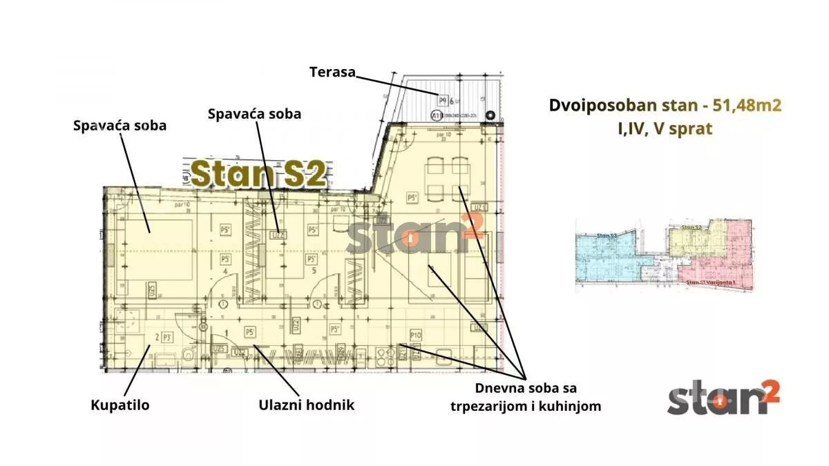 Dvoiposoban stan | 4zida