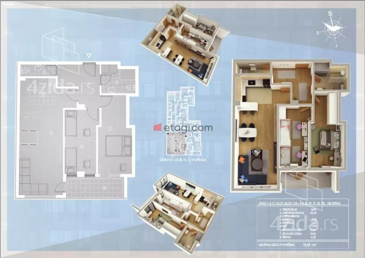 Dvosoban stan | 4zida