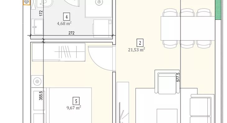 Dvosoban stan | 4zida