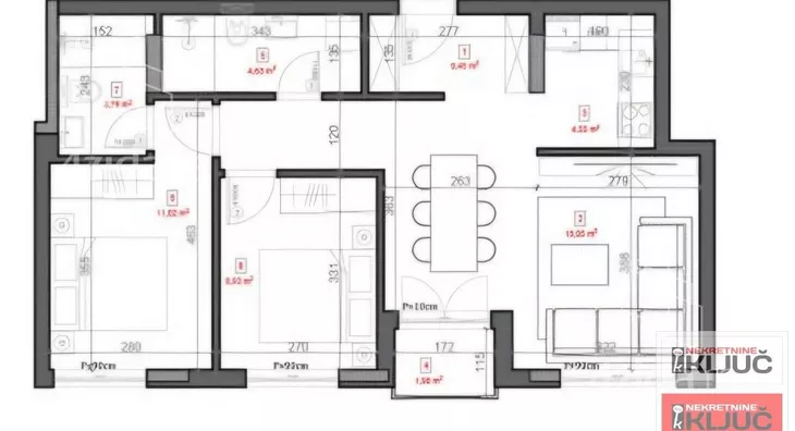 Trosoban stan | 4zida