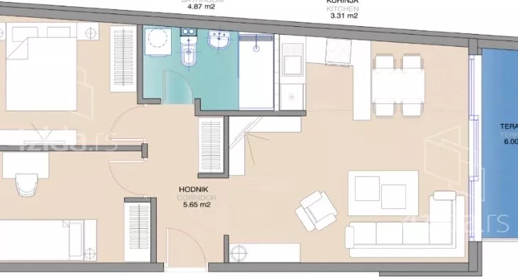 Dvoiposoban stan | 4zida