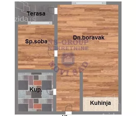 Dvosoban stan | 4zida