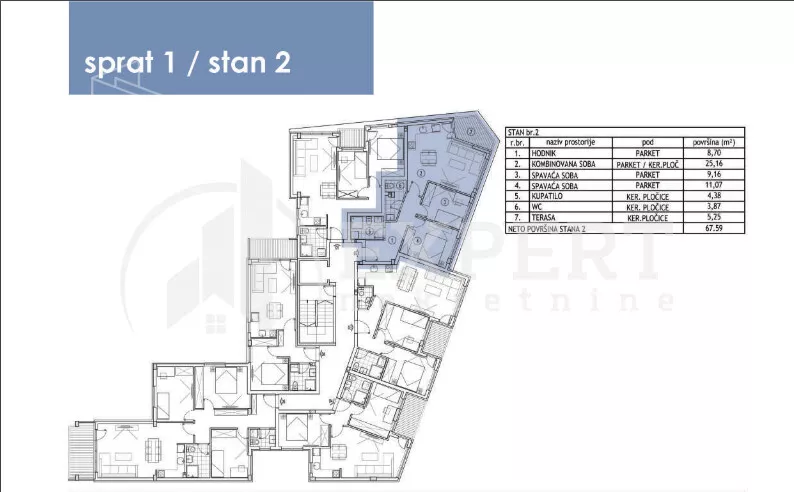 Trosoban stan | 4zida