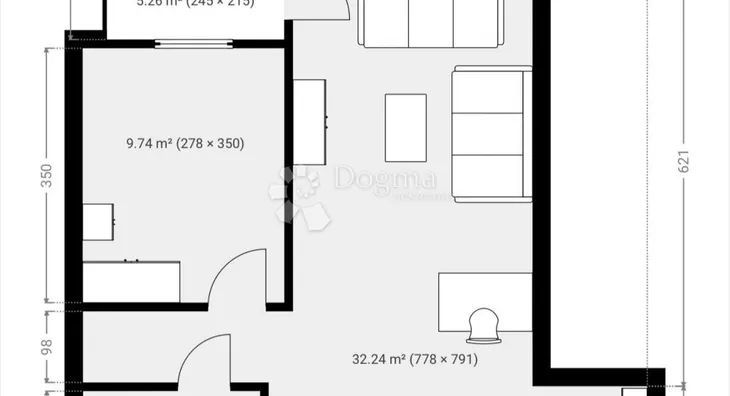 Dvosoban stan | 4zida