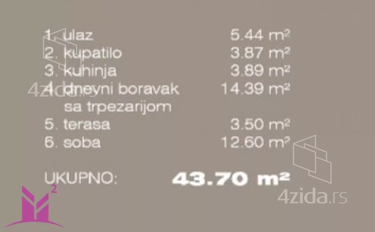 Dvosoban stan | 4zida