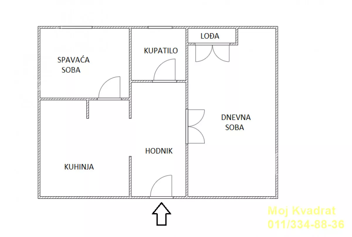 Dvosoban stan | 4zida