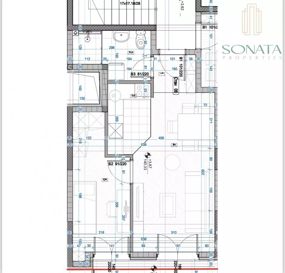 Dvosoban stan | 4zida