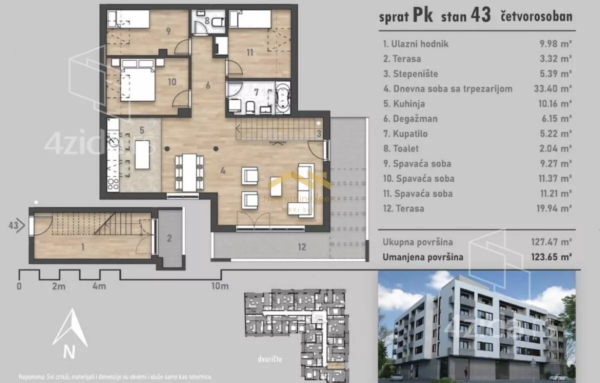 Četvorosoban stan | 4zida