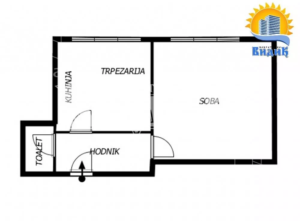 Jednosoban stan | 4zida