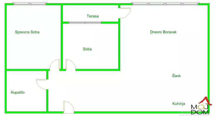 Trosoban stan | 4zida
