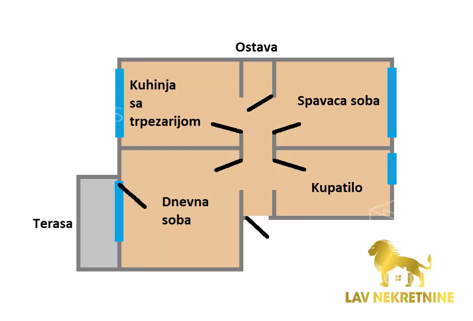 Dvosoban stan | 4zida