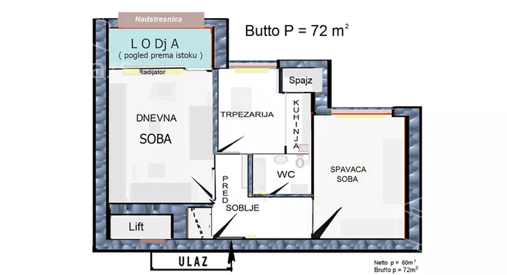 Dvosoban stan | 4zida