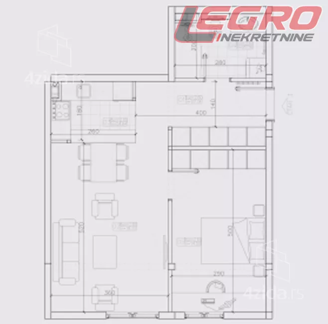 Dvosoban stan | 4zida