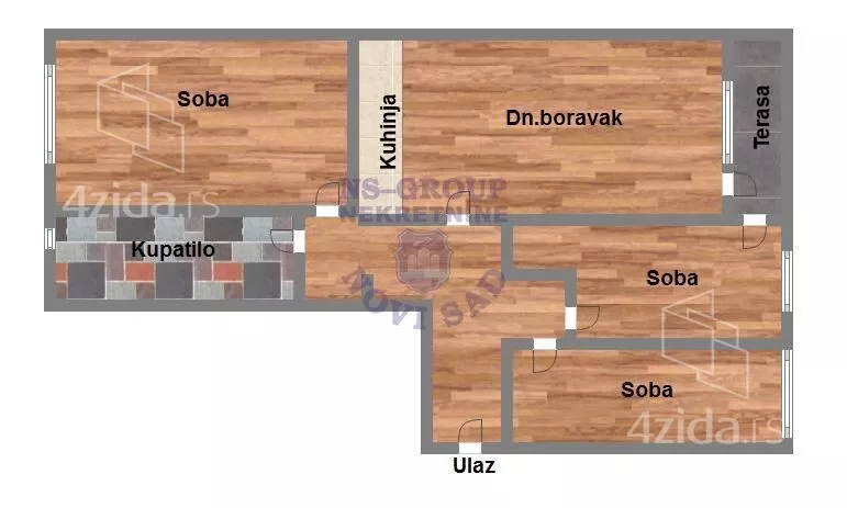Troiposoban stan | 4zida