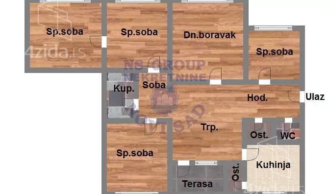 Šestosoban stan | 4zida
