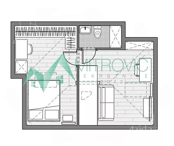 Troiposoban stan | 4zida