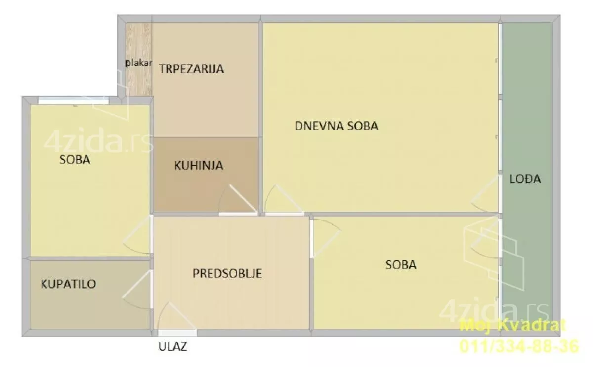 Dvoiposoban stan | 4zida