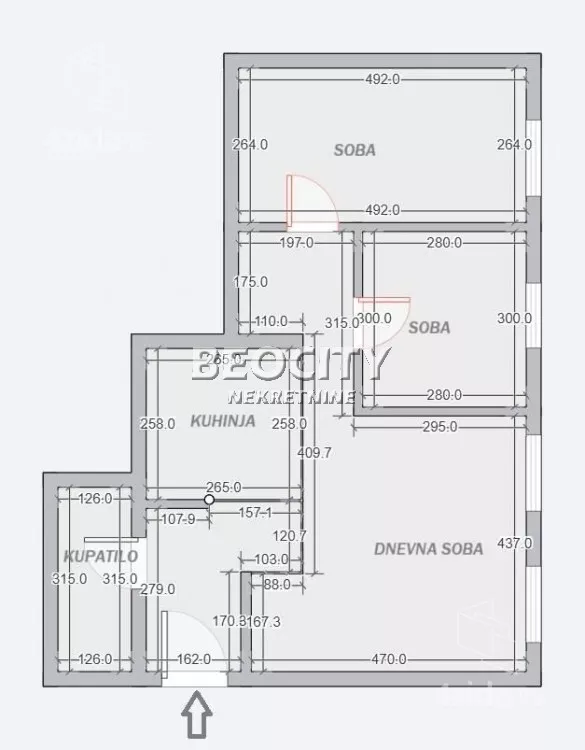 Trosoban stan | 4zida