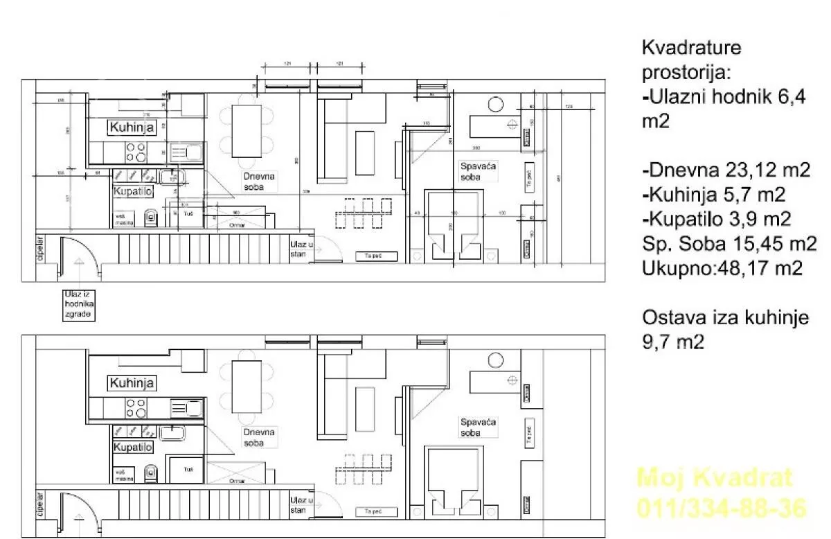Dvosoban stan | 4zida