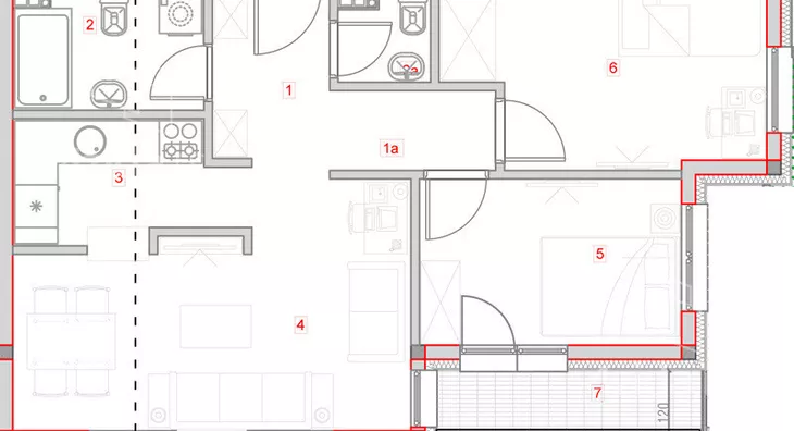 Trosoban stan | 4zida
