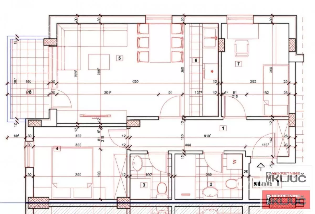Trosoban stan | 4zida