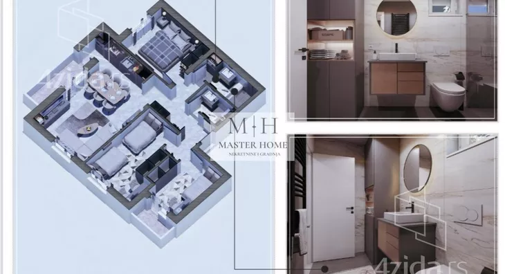 Trosoban stan | 4zida