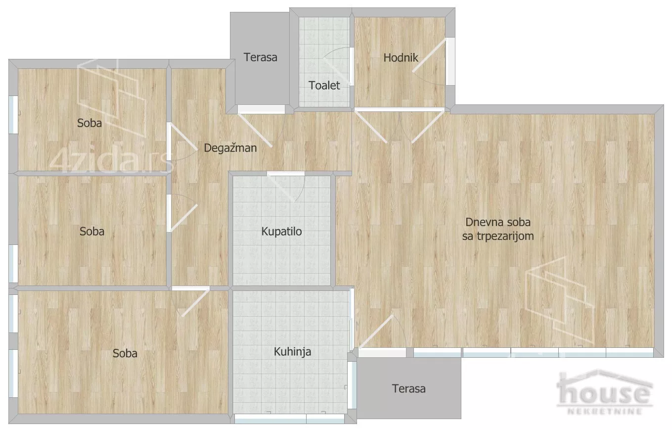 Troiposoban stan | 4zida