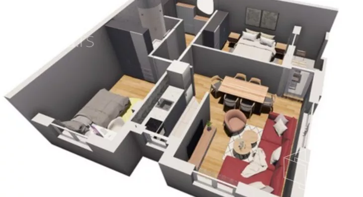 Trosoban stan | 4zida