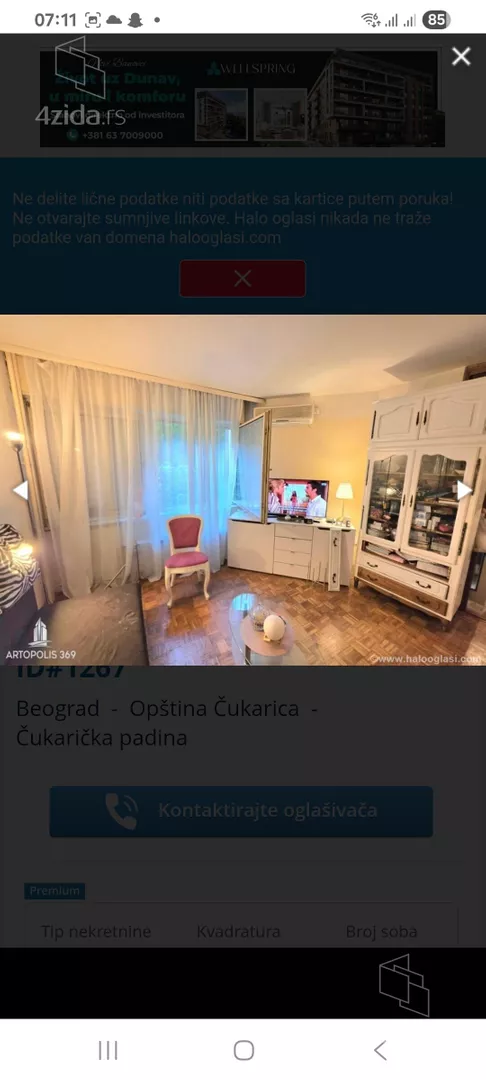 Jednosoban stan | 4zida
