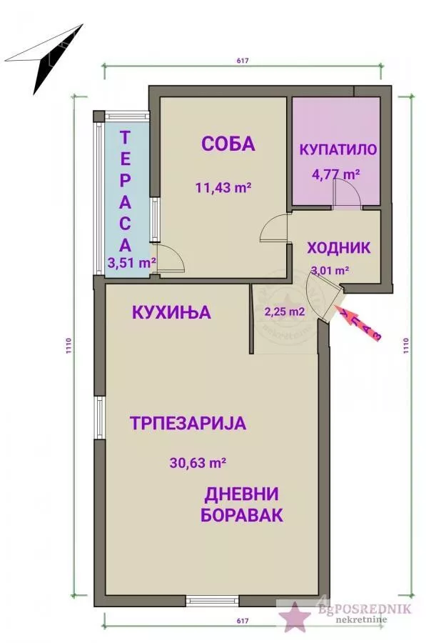 Dvosoban stan | 4zida