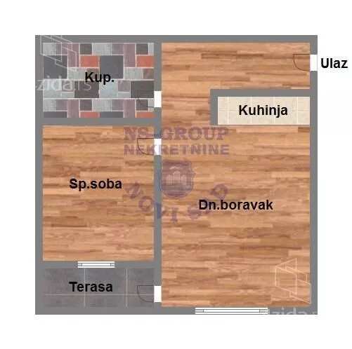 Jednoiposoban stan | 4zida