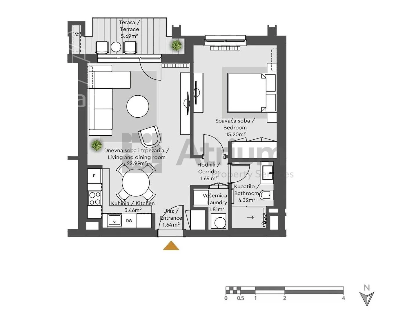 Dvosoban stan | 4zida