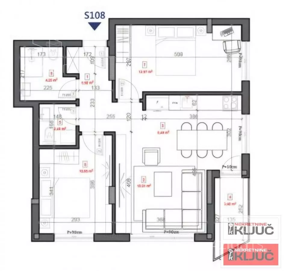 Trosoban stan | 4zida