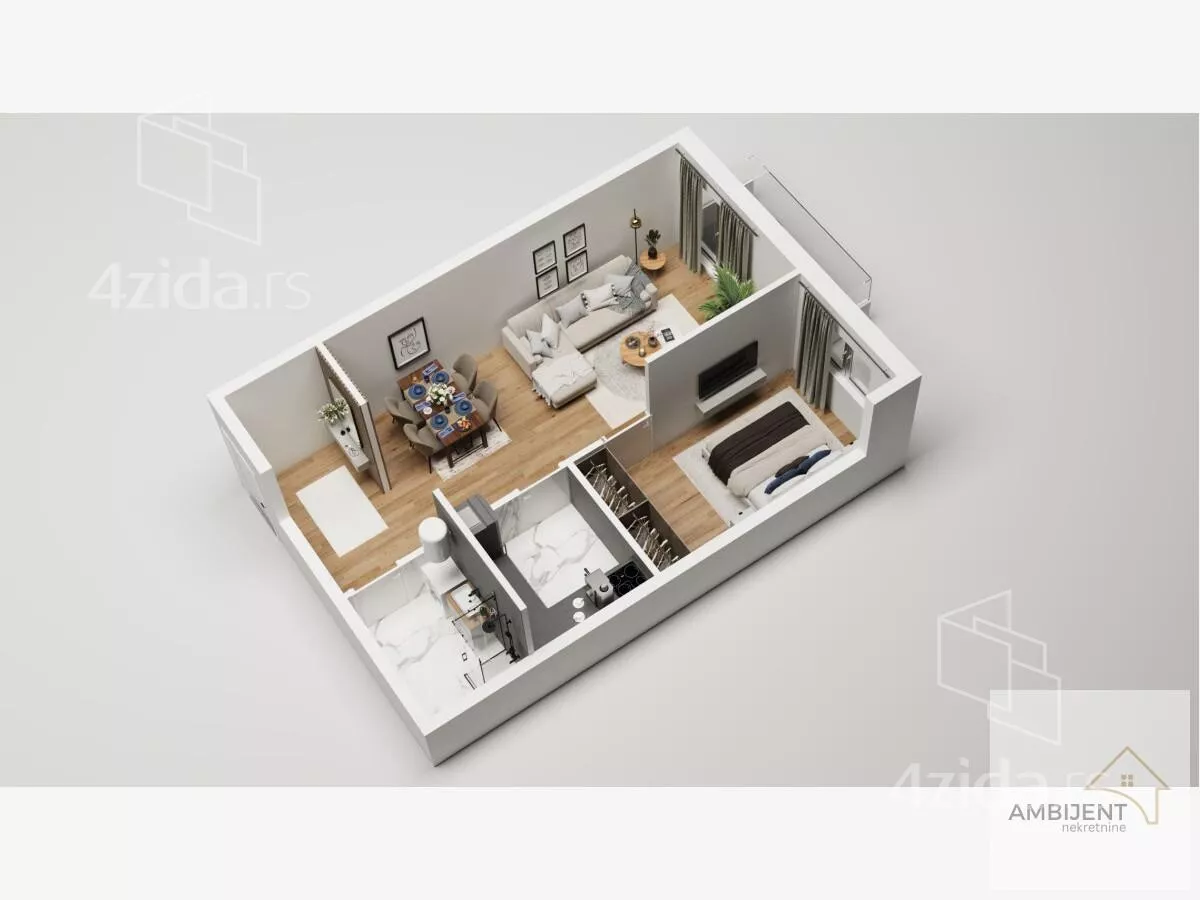 Dvosoban stan | 4zida