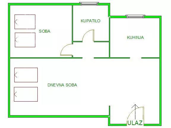 Jednoiposoban stan | 4zida