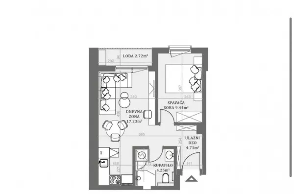 Dvosoban stan | 4zida