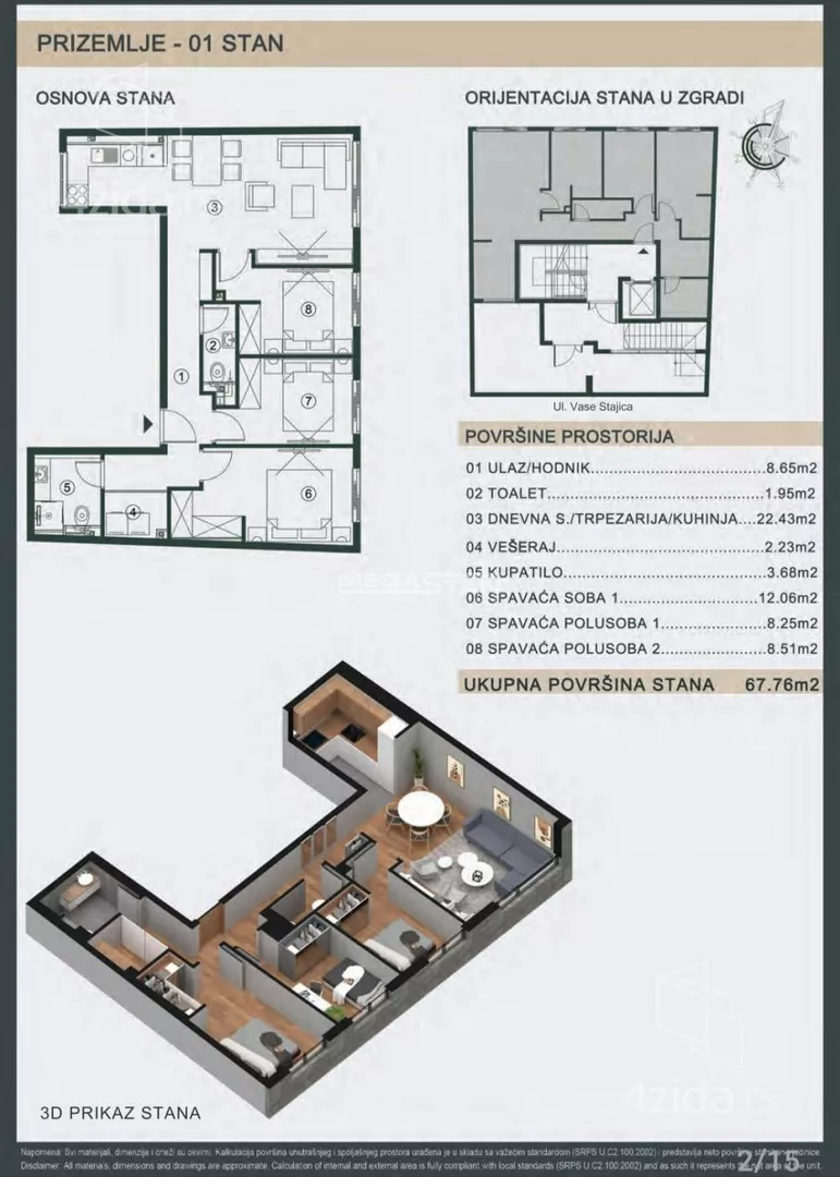 Trosoban stan | 4zida