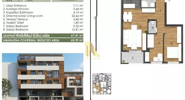 Trosoban stan | 4zida