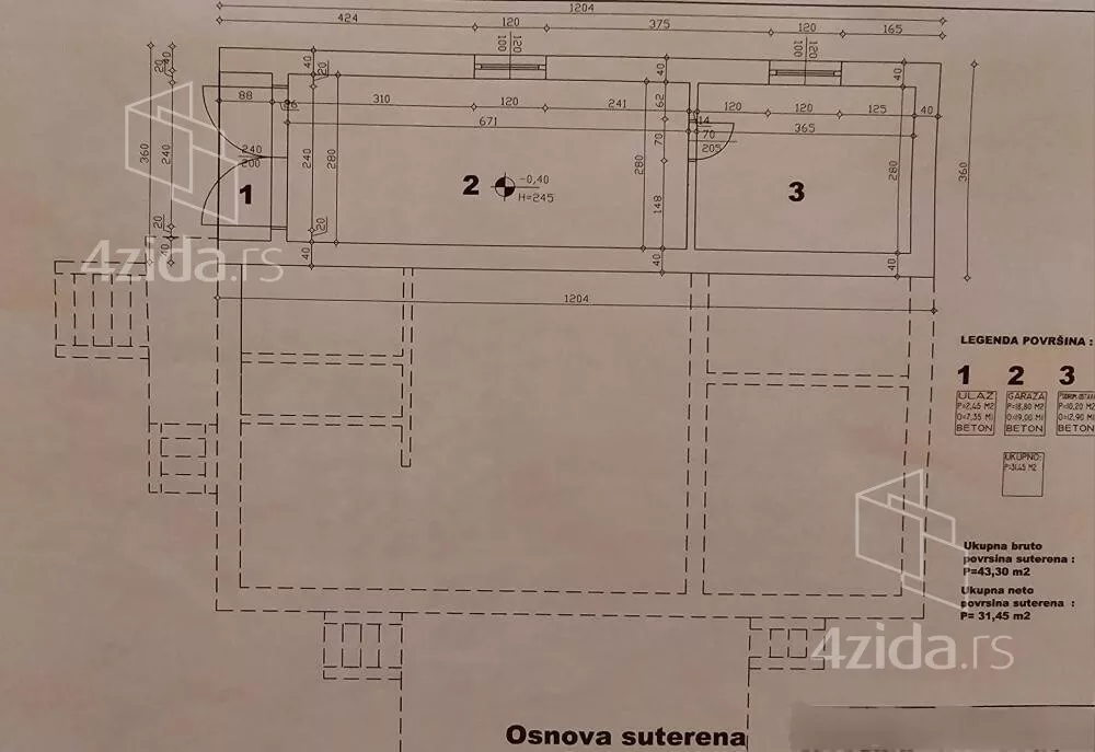 2-etažna kuća | 4zida