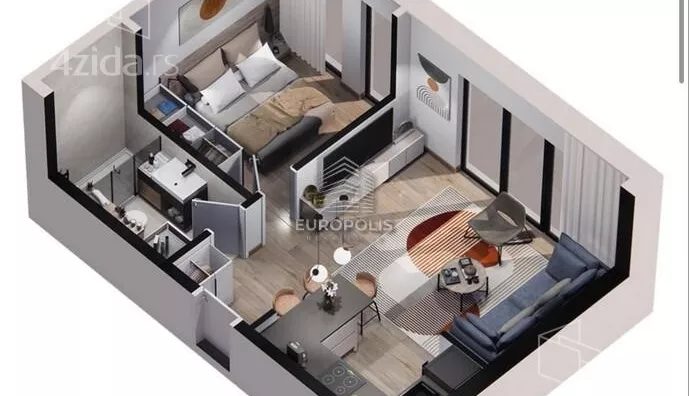 Jednoiposoban stan | 4zida